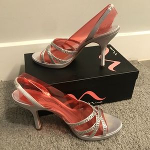 Silver Royal Nina Heels
